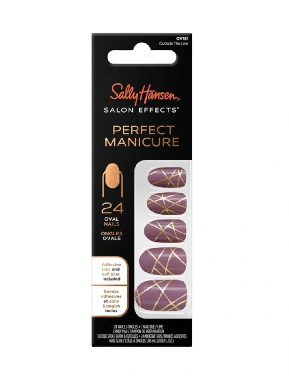 2 SETS of Sally Hanson Salon Effect Perfect Manicure “Outside The Line” (OV151